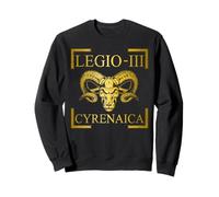 Legione Romana Legio III CYRENAICA Emblema Uomo Donna Regalo Felpa