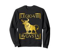 Legione Romana Legio VIII AVGVSTA Emblema Uomo Donna Regalo Felpa