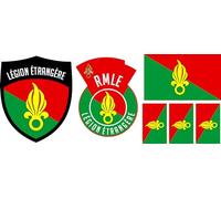 Legione straniera termoadesiva, 6 pezzi, 6B