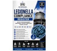 Legionella Compliance Register: Water System Management, Monitoring, Testing & Corrective Action Record Book | Asset Registers, Temperature ... Compliance Reviews & Audit Documentation