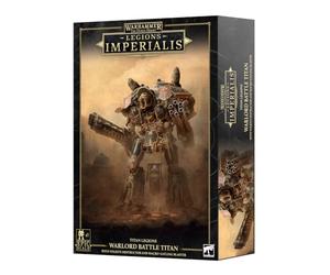 Legions Imperialis Warlord Titan con distruttore Volkite e blaster macro-gatling - miniatura in plastica per Legioni Imperialis & Adeptus Titanicus