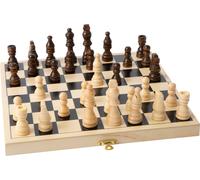 Legler Folding Chess Wooden Games Set travel chess