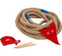 small foot Active tug of war, outdoor classic in a practical bag, children's toy