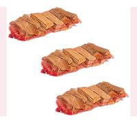 LEGNA DA ARDERE 42KG N.3 SACCHI DA 14KG TOTALE DI 45KG DI LEGNA ACACIA CERRO QUERCIA DA ARDERE PER BARBEQUE CAMINETTO FUOCO CASA - La legna può essere soggetta a calo di peso con la stagionatura.