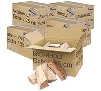 Legna da Ardere 5-500 kg Per Stufa e Camino Braciere Griglia Cestello per il Fuoco Ceppi 25 cm quercia flameup, Numero:150 kg