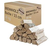Legna da Ardere Selezione 5-500 kg Per Stufa e Camino Braciere Griglia Cestello per il Fuoco Ceppi 33 cm Flameup, Numero:30 kg