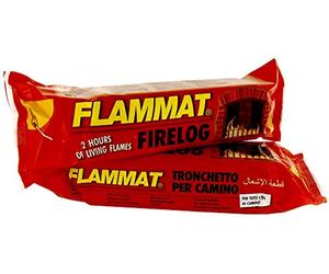LEGNA TRONCHETTO FLAMMAT FIRELOG KG.1,000 CONF.10 PEZZI STUFA CAMINO