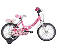 Legnano Fatina L671, Monotubo 16 pollici Bimba, Colore Rosa e Bianco