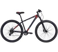 Legnano Logan L700, Mountain Bike 29 pollici Alluminio 9v, Colore Nero Matt, Grigio e Rosso, Taglia 49
