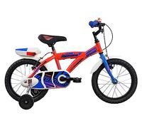 Legnano Spyder L670, Mountain Bike 16 pollici Bimbo, Colore Rosso Fluo e Blu