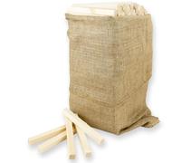 Legnetti Accendifuoco di Abete 100% Naturale, Legna da Ardere Essiccata, per Stufa e Camino a legna, BBQ, 16 cm, 310 pezzi (4 SACCHI - 20KG)