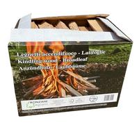 Legnetti Accendifuoco di Latifoglie - 22 cm - Certificati FSC e BiomassPlus - Naturali, Ecologici - Per Barbecue, Camini, Stufe e Forni - 100% legna secca e naturale