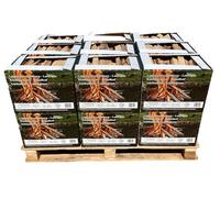Legnetti Accendifuoco di Latifoglie - 22 cm - Certificati FSC e BiomassPlus - Naturali, Ecologici - Per Barbecue, Camini, Stufe e Forni - 100% legna secca e naturale - Bancale da 18 scatole