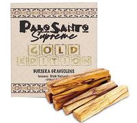 Legnetti di PALO SANTO Gold Edition - Qualità oro selezionata dal Perù - Incenso Naturale (50 Grammi)