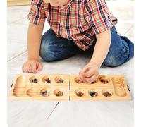Legno 50 Pietre Mancala Gioco da tavolo Età 7+ Gioco da tavolo Gioco da viaggio