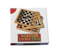 LEGNO 54229 SCACCHI DAMA TRIA PLUS CM30