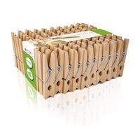 Legno A00154025 - Mollette per bucato in legno di betulla, 45 mm, 100 pezzi, 45 mm