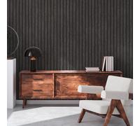 IN Legno Asticelle AS Creation Parati Carbone 39109-4 Vinile 3D Effetto Boiserie