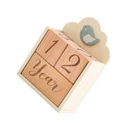 Legno Baby Punti di riferimento Blocchi Per Servizi Fotografici Con Settimana Anno Per Segni Dell'età Decorativi Segni Fotografia Pietre Milestili del Bambino