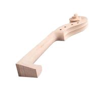 Legno di acero non finito 4/4 manico di violino acustico scolpito a mano testa di violino di scorrimento per pioli della tastiera fori pronti