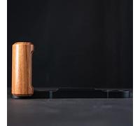 Legno di legno L mano Grip Holder Per LEICA M7 M6TTL M6 M4P M4-2 M4 M3 M2 M1 MP MA MD MD2 Fotocamera Lega di Alluminio Piastra di Base