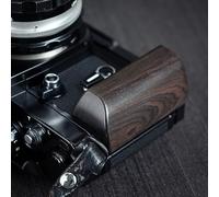 Legno di legno L mano Grip Holder Per Nikon F3 F3T F3HP F3AF Fotocamera Lega di Alluminio Piastra di Base