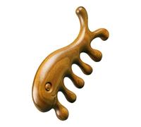 Legno di Sandalo Pettine da Massaggio per Cuoio Capelluto | Design Semplice e Portatile, Massaggio della Testa, Aiuta a Rilassare Tensioni e Favorire la Circolazione