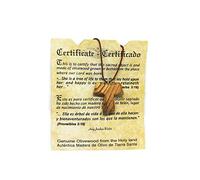 Legno di ulivo ciondolo - Christian Tau Tao croce Francescana design Hjw by Holyroses