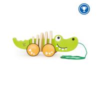 LEGNO E0348 Coccodrillo da tirare