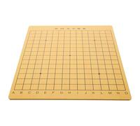 Legno Giallo Scacchiera Doppia, Gioco da Tavolo per Casa | Uso Doppio per Due Giochi, Design Bilaterale Pratico, Conserva i Pezzi, Accessorio Elegante per Casa