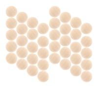 Legno Grezzo Palline Khaki Mezze Sfere 48 Pezzi, per Bricolage