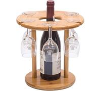 Legno in legno massiccio European Giaccia di vino ornamenti per vino rosso Porta di calice appesa Calice Upside Down Creative Home Giaccia di portata (dimensioni: grande) Efficacia interessante KeYJ