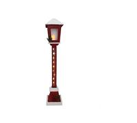 LEGNO LAMPIONE ROSSO C/LED 102cm 60496