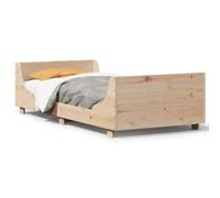 Legno Massello di Pino Non Trattato Rustico Naturale 90x200 cm