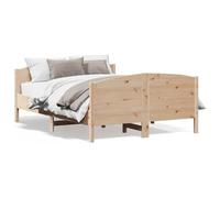 Legno massello di pino non trattato stile rustico nordico 135x190 cm