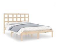 Legno massello struttura robusta per cameretta letto singolo Naturale