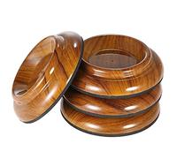 Legno massiccio da Rinastore pianoforte Caster coppe Pads - Set di 4 ABS PA-9