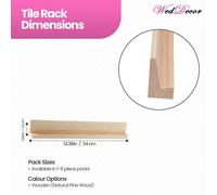 Legno Mattonella Racks Supporto MAH Jongg Ricambio Lettera Arte & Craft 1-8pcs