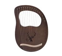 Legno Mogano Lyre 19 corde Arpa Strumento musicale Principianti Arpa String Instrument (colore: 15)