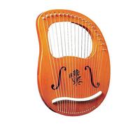 Legno Mogano Lyre 19 corde Arpa Strumento musicale Principianti Arpa String Instrument (colore: 7)