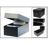 Legno Moneta a cassetta Münz-sets Blister Safe 746 Nero Cofanetto Per 40 Set ` S