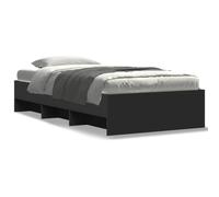 Legno multistrato con contenitore integrato Giroletto Nero 75x190 cm