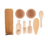 Legno Naturale Come Fare Per Cucinare Utensili Da Cucina Set Di 8 Per I Neonati Apprendimento Precoce E Conoscenza Di Vita Sensoriale Sviluppo Utensili Da Cucina In Legno Per Il Bambino