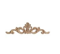 Legno Non Verniciato Intagliato Applique Bella Scultura Decalcomania Giardino Recinzione Per Mobili Casa Parete Porta Telaio Armadio Decor Ch16-45-12