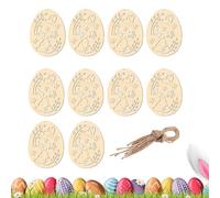 Legno Ornaments Crafts, Easter Eggs Pendenti, Paintable Decoration Set, Unfinished Wood Crafts, Diy Creative Projects, School Party Supplies, Home Bedroom Decor, Craft Supplies for Family Gatherings