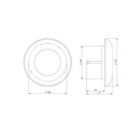 Legno Piastra Valvola Estrattore E Supply Aria Soffitto Ventilazione Grill Saun