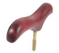 Legno Pomello Ergonomico in Marrone per Bastone, Passeggio | Ricambio Levigato a Mano, Design Robusto, per Lavoro e Attività All'aperto, Adatto a Donne e Uomini