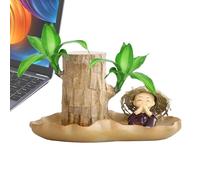 Legno Portafortuna Brasiliano - Ceppo Di Legno Che Germoglia, Pianta Fortunata Decorativa | Pianta Idroponiica Da Interno, Decorazione Naturale Per Casa, Ufficio, Studio, Regalo Porta Forttuna