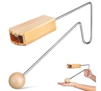 Legno Strumento Vibraslap per Percussioni, 1 Pezzo | Superficie Lucida e Finitura Brillante, Adatto a Prove, Scuola, Sezione Ritmica e Studenti di Percussioni