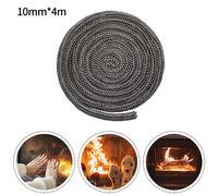 Legno Stufa Porta Kit Guarnizione Corda 10mm 4meters Ricambio for Camino Parte